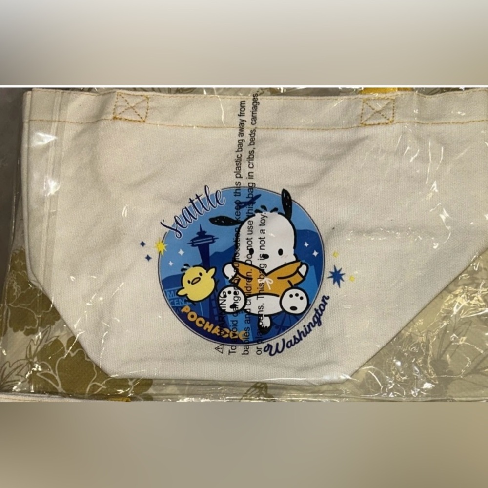 Sanrio Pochacco Make Up Bag Small Bag Seattle Washington Exclusive Version